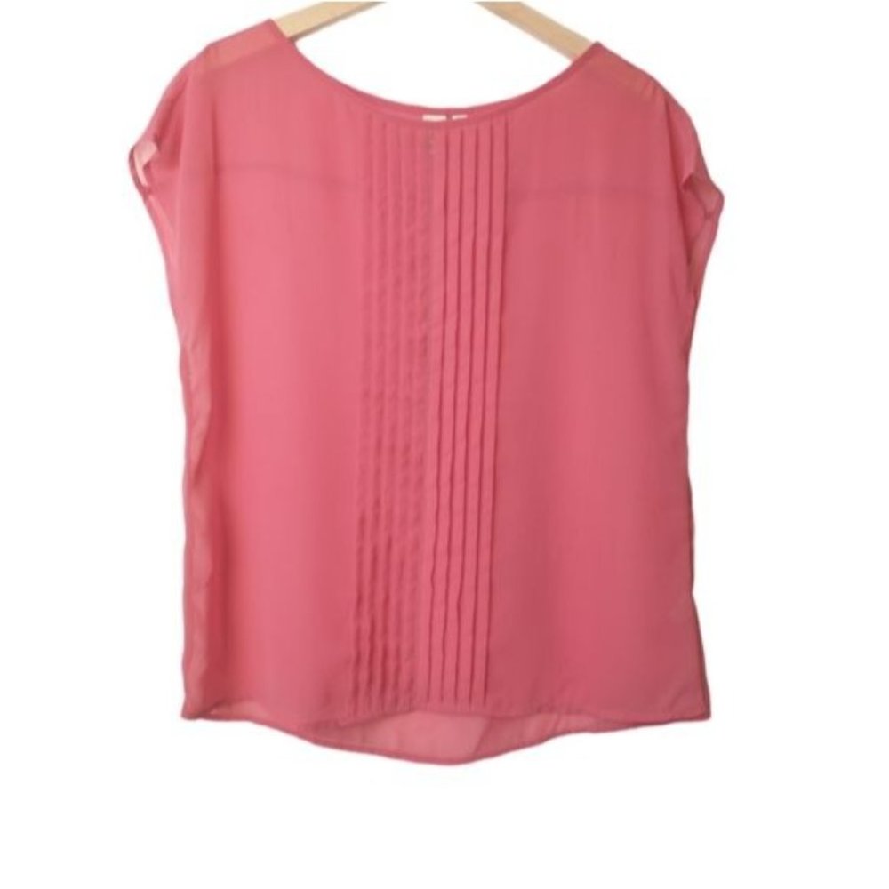 14TH&Union Women Top Sleeveless Pink Size Large